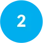 Number two in a blue circle