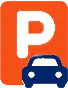 a logo with a car on it