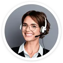 a woman wearing a headset